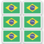 ブラジル国旗6のコレクションパック シール (正面)