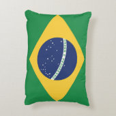 ブラジル国旗 アクセントクッション (裏面(縦))