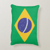 ブラジル国旗 アクセントクッション (裏面(縦))