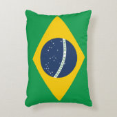 ブラジル国旗 アクセントクッション (正面(垂直))