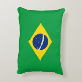 ブラジル国旗 アクセントクッション (裏面(縦))