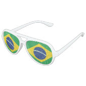 ブラジル国旗 アビエーターサングラス (アングル)