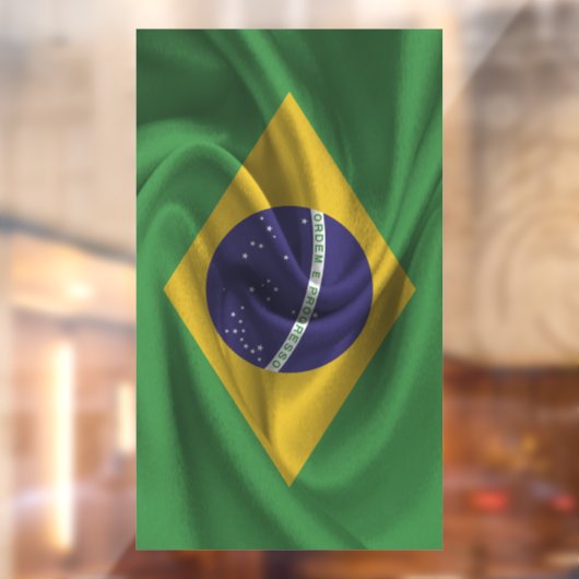 ブラジル国旗 ウィンドウサイン (シート2)