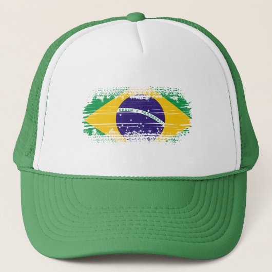 ブラジル国旗 キャップ (正面)