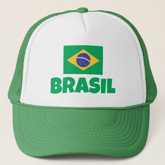 ブラジル国旗 キャップ (正面)