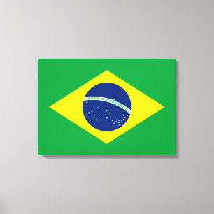 ブラジル国旗 キャンバスプリント