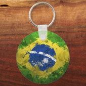 ブラジル国旗 –  キーホルダー (正面)