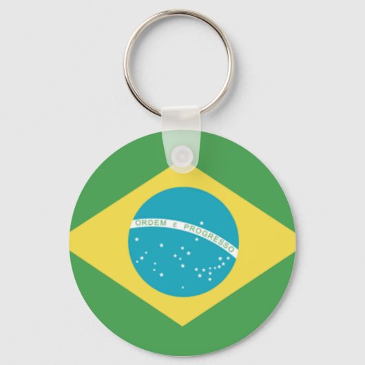 ブラジル国旗 キーホルダー (正面)