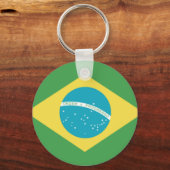 ブラジル国旗 キーホルダー (正面)