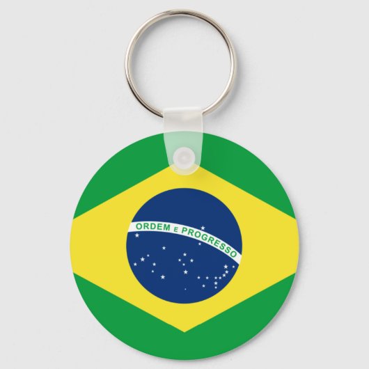 ブラジル国旗 キーホルダー (正面)