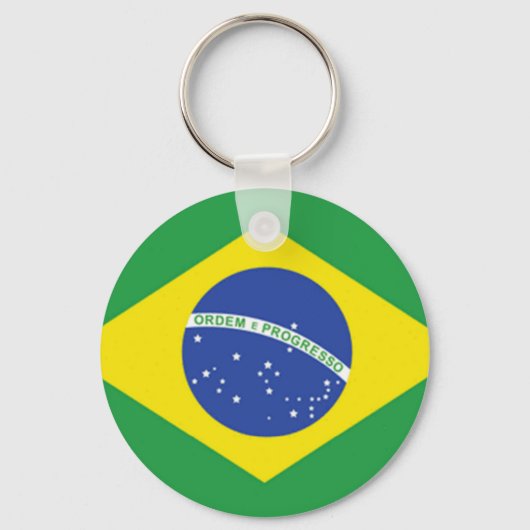 ブラジル国旗 キーホルダー (正面)