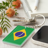 ブラジル国旗 キーホルダー (正面右)