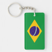 ブラジル国旗 キーホルダー (正面)