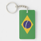 ブラジル国旗 キーホルダー (正面)