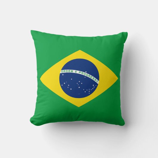 ブラジル国旗 クッション (正面)