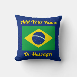 ブラジル国旗 クッション