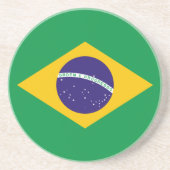ブラジル国旗 コースター (正面)