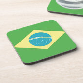 ブラジル国旗 コースター (左側)