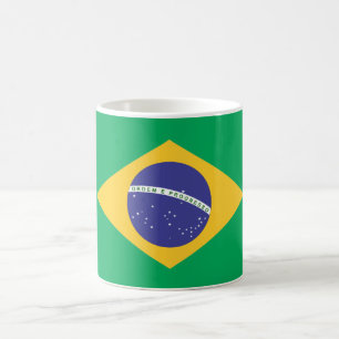 ブラジル国旗 コーヒーマグカップ