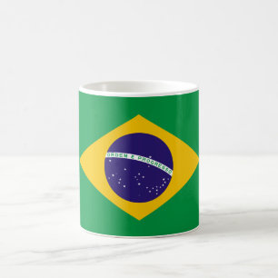 ブラジル国旗 コーヒーマグカップ