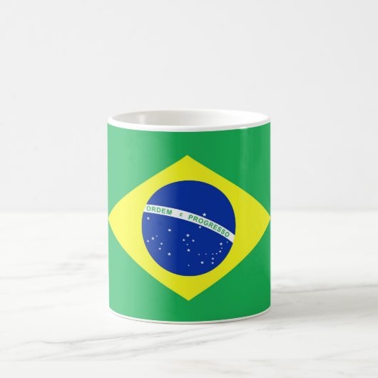 ブラジル国旗 コーヒーマグカップ (中央)