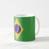 ブラジル国旗 コーヒーマグカップ (正面右)