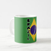 ブラジル国旗 コーヒーマグカップ (正面左)