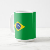 ブラジル国旗 コーヒーマグカップ (正面左)