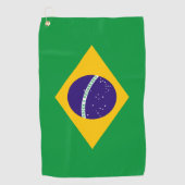 ブラジル国旗 ゴルフタオル (正面)