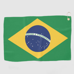 ブラジル国旗 ゴルフタオル