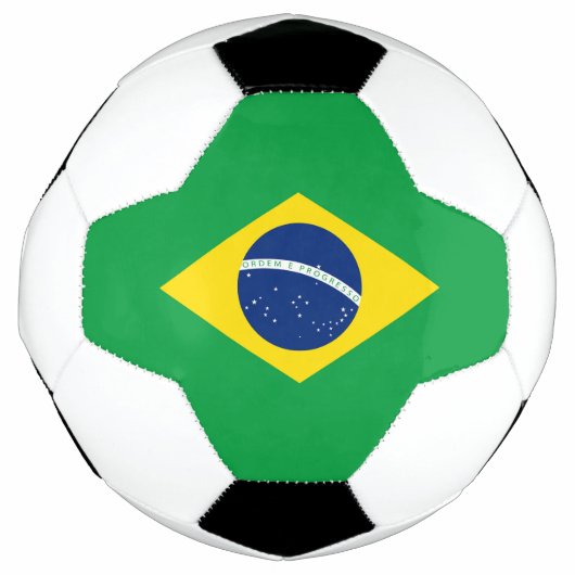 ブラジル国旗 サッカーボール (正面)