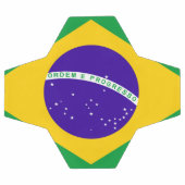 ブラジル国旗 サッカーボール (フラット)