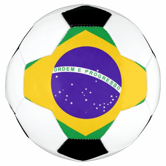 ブラジル国旗 サッカーボール (正面)