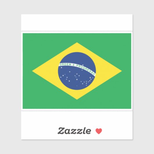 ブラジル国旗 シール (シート)