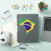 ブラジル国旗 シール (iPadカバー)