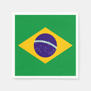 ブラジル国旗 スタンダードカクテルナプキン