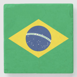 ブラジル国旗 ストーンコースター