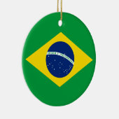 ブラジル国旗 セラミックオーナメント (右)