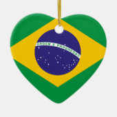 ブラジル国旗 セラミックオーナメント (正面)