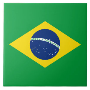 ブラジル国旗 タイル