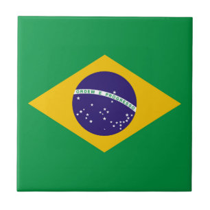 ブラジル国旗 タイル