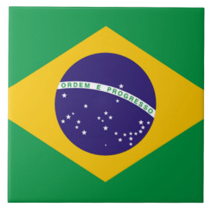 ブラジル国旗 タイル
