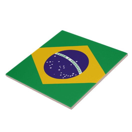 ブラジル国旗 タイル (側面)