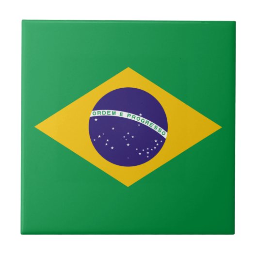 ブラジル国旗 タイル (正面)