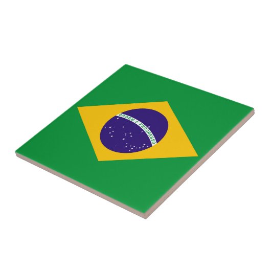 ブラジル国旗 タイル (側面)