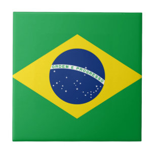 ブラジル国旗 タイル