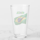 ブラジル国旗        タンブラーグラス (裏面)