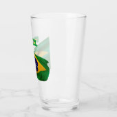 ブラジル国旗        タンブラーグラス (左)