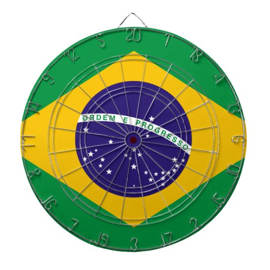 ブラジル国旗 ダーツボード (正面)