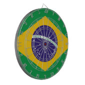 ブラジル国旗 ダーツボード (正面左)